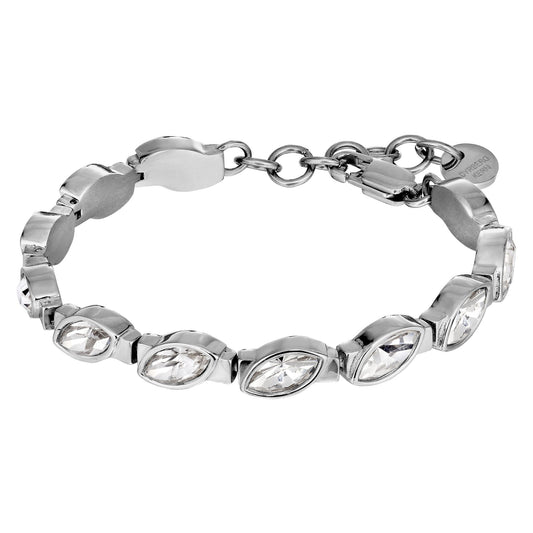 CELTIS SHINY SILVER CRYSTAL BRACELET