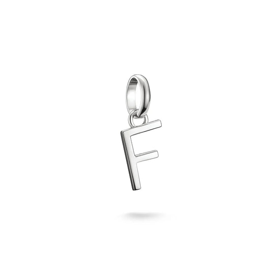 CONNECT LETTER 'F' CHARM