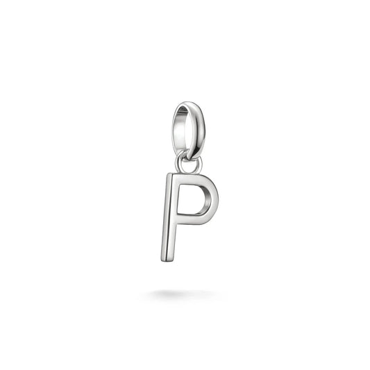 CONNECT LETTER 'P' CHARM
