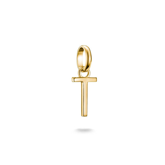 CONNECT LETTER 'T' CHARM