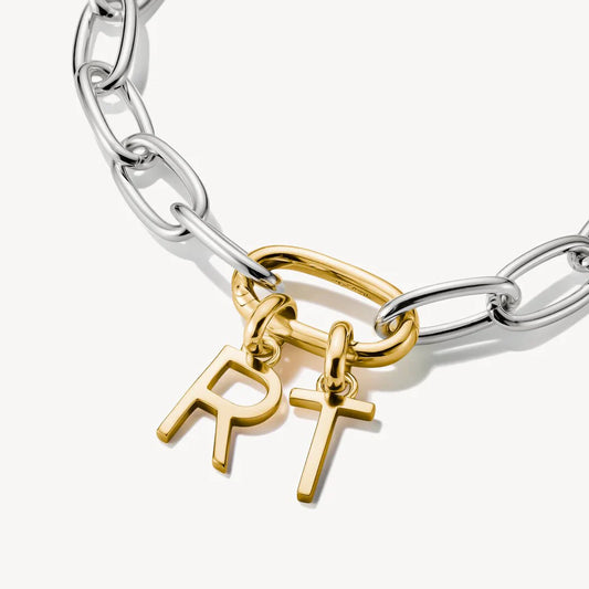 CONNECT LETTER 'T' CHARM