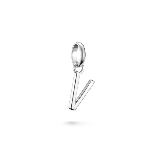 CONNECT LETTER 'V' CHARM