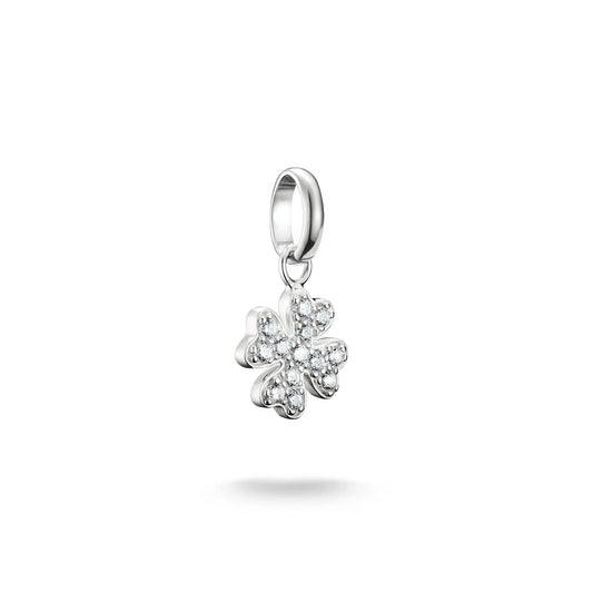 CONNECT CZ LUCKY CLOVER CHARM
