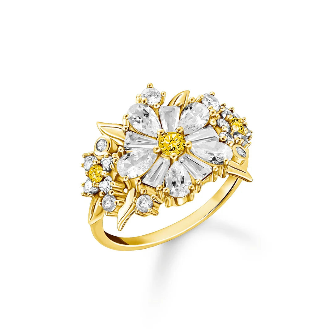 BLOOMING SKIES DAISY BOUQUET RING