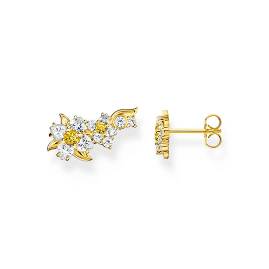 BLOOMING SKIES DAISY EAR CLIMBERS