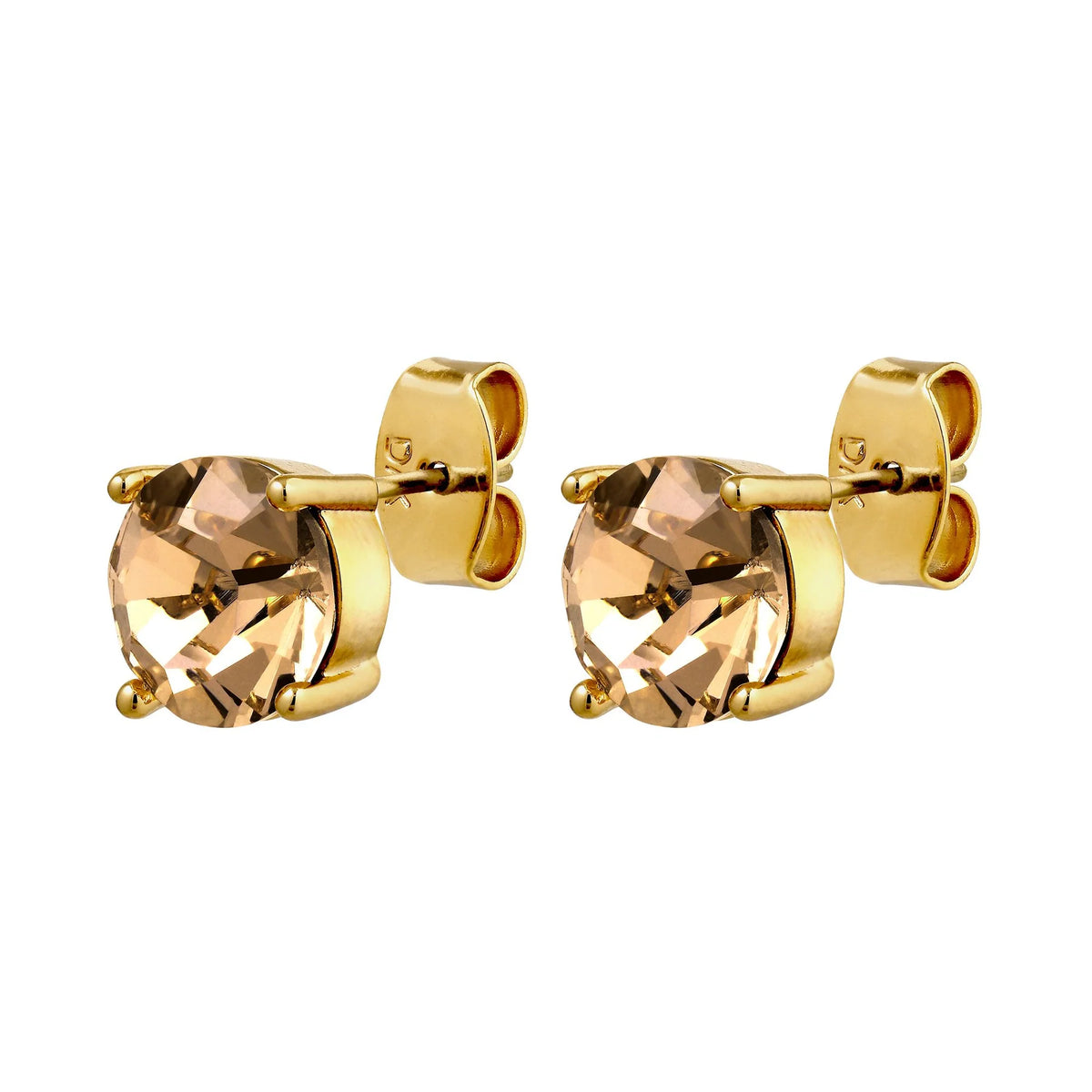 DAZE SHINEY GOLD GOLDEN EARRINGS