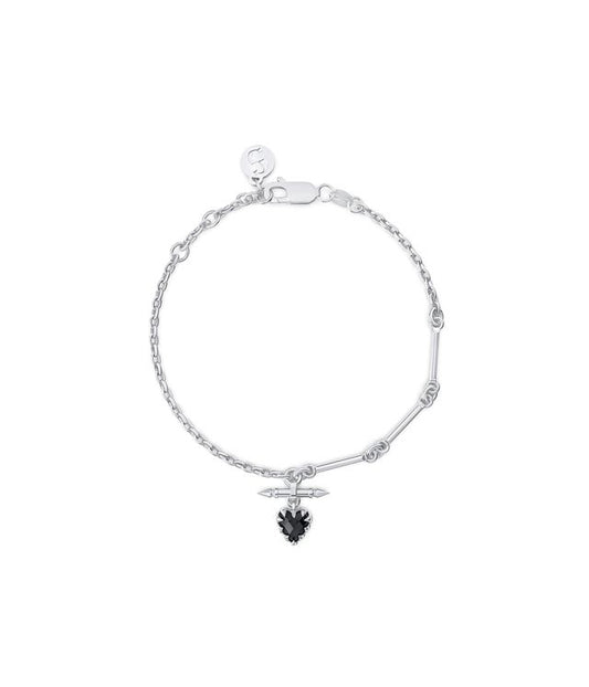 LOVE CLAW FOB BRACELET ONYX