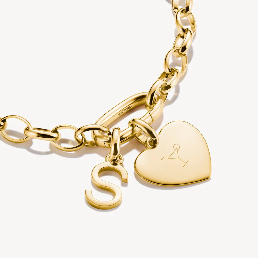 CONNECT ENGRAVABLE HEART CHARM