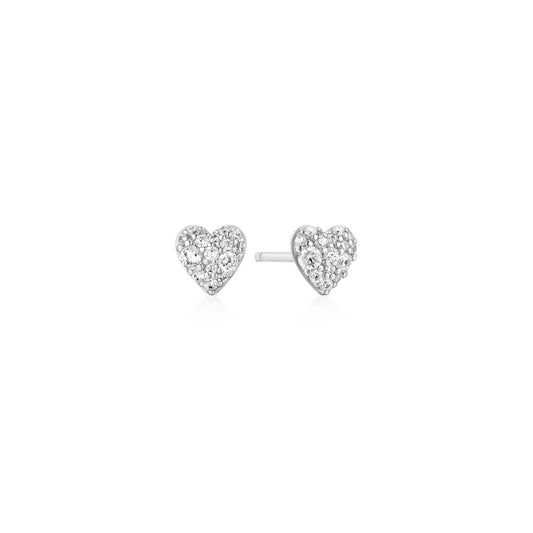 STAR HEART STUD EARRINGS