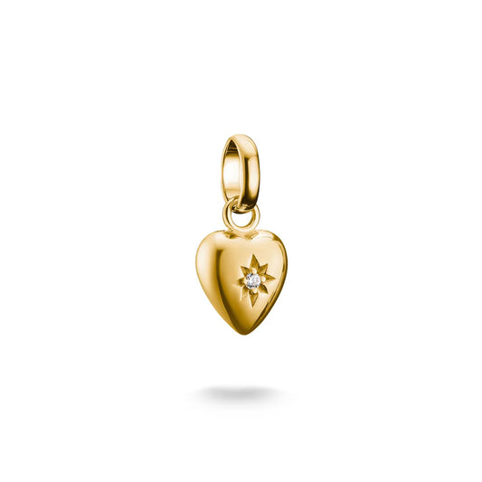 CONNECT HEART WITH STAR CHARM