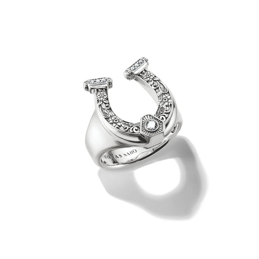 ELYNDRA HORSESHOE RING