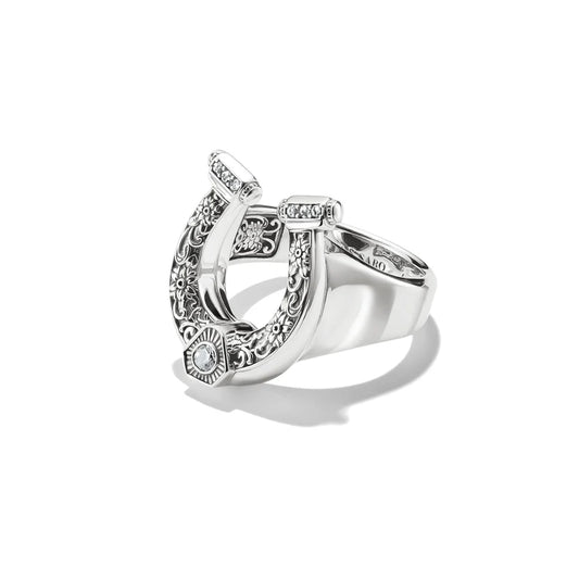 ELYNDRA HORSESHOE RING