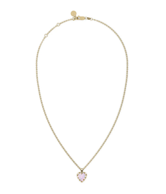 LOVE CLAW NECKLACE PINK BELLO OPAL