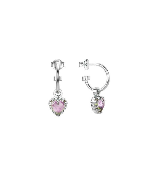 LOVE CLAW ANCHOR EARRINGS MYSTIC QUARTZ