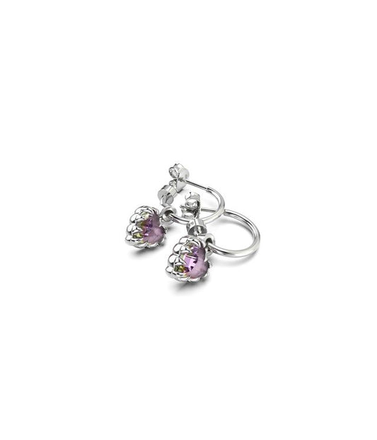 LOVE CLAW ANCHOR EARRINGS MYSTIC QUARTZ