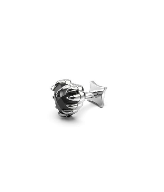 SINGLE LOVE CLAW FLATBACK EARRING