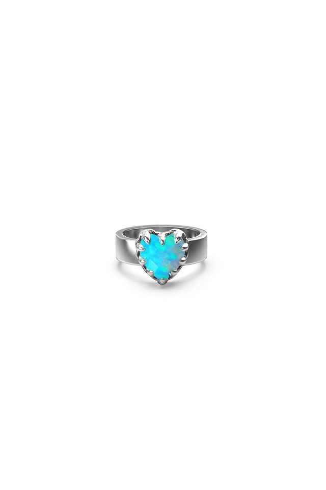 LOVE CLAW RING OPAL