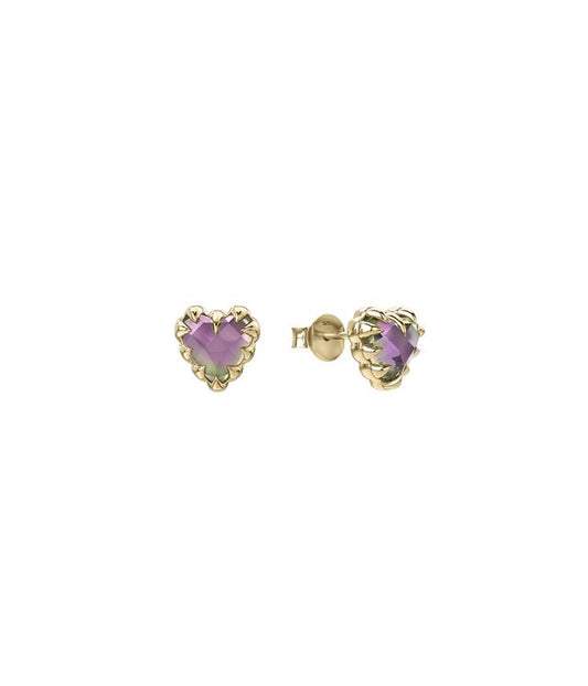 LOVE CLAW EARRINGS MYSTIC QUARTZ