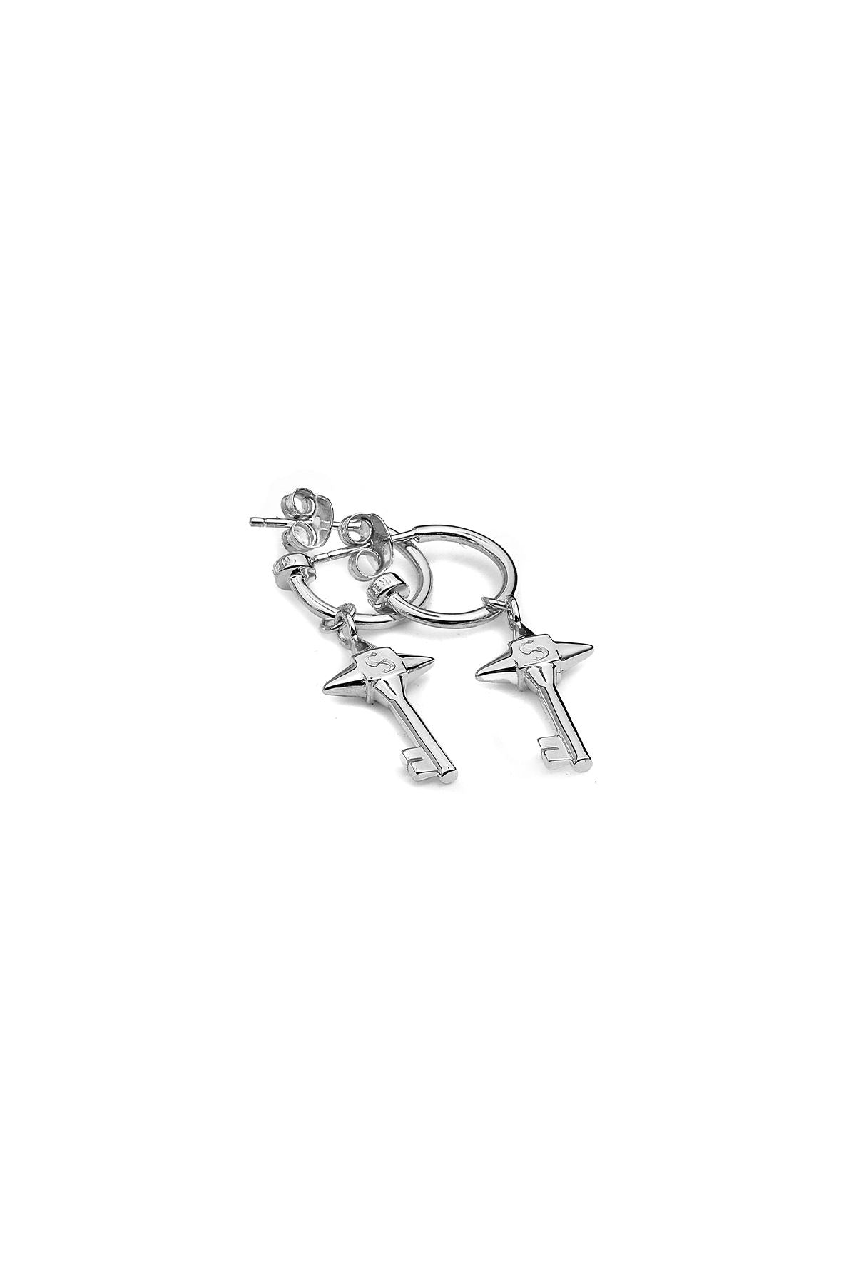 LOVE KEY ANCHOR EARRINGS
