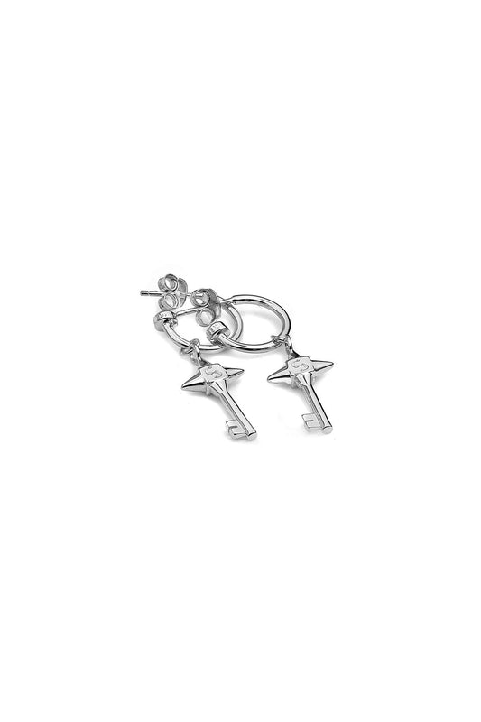 LOVE KEY ANCHOR EARRINGS