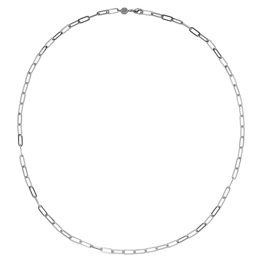 LUNALA SHINEY SILVER NECKLACE