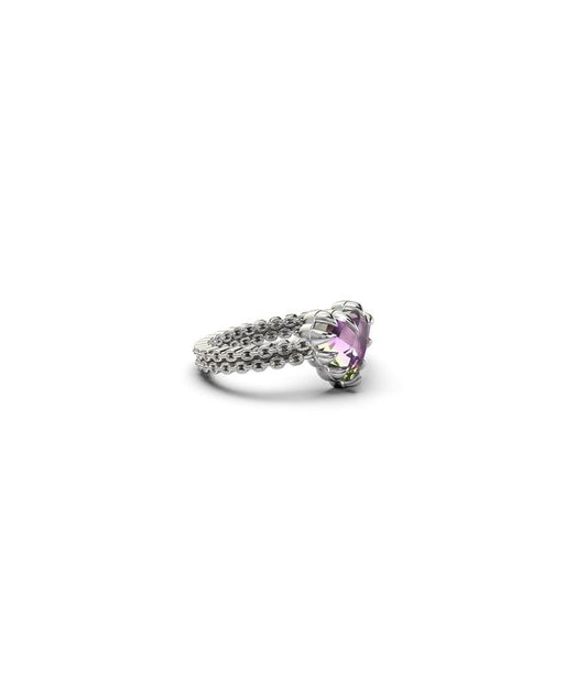 MINI LOVE CLAW RING MYSTIC QUARTZ