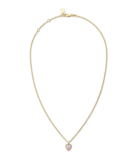 MINI LOVE CLAW NECKLACE PINK BELLO OPAL