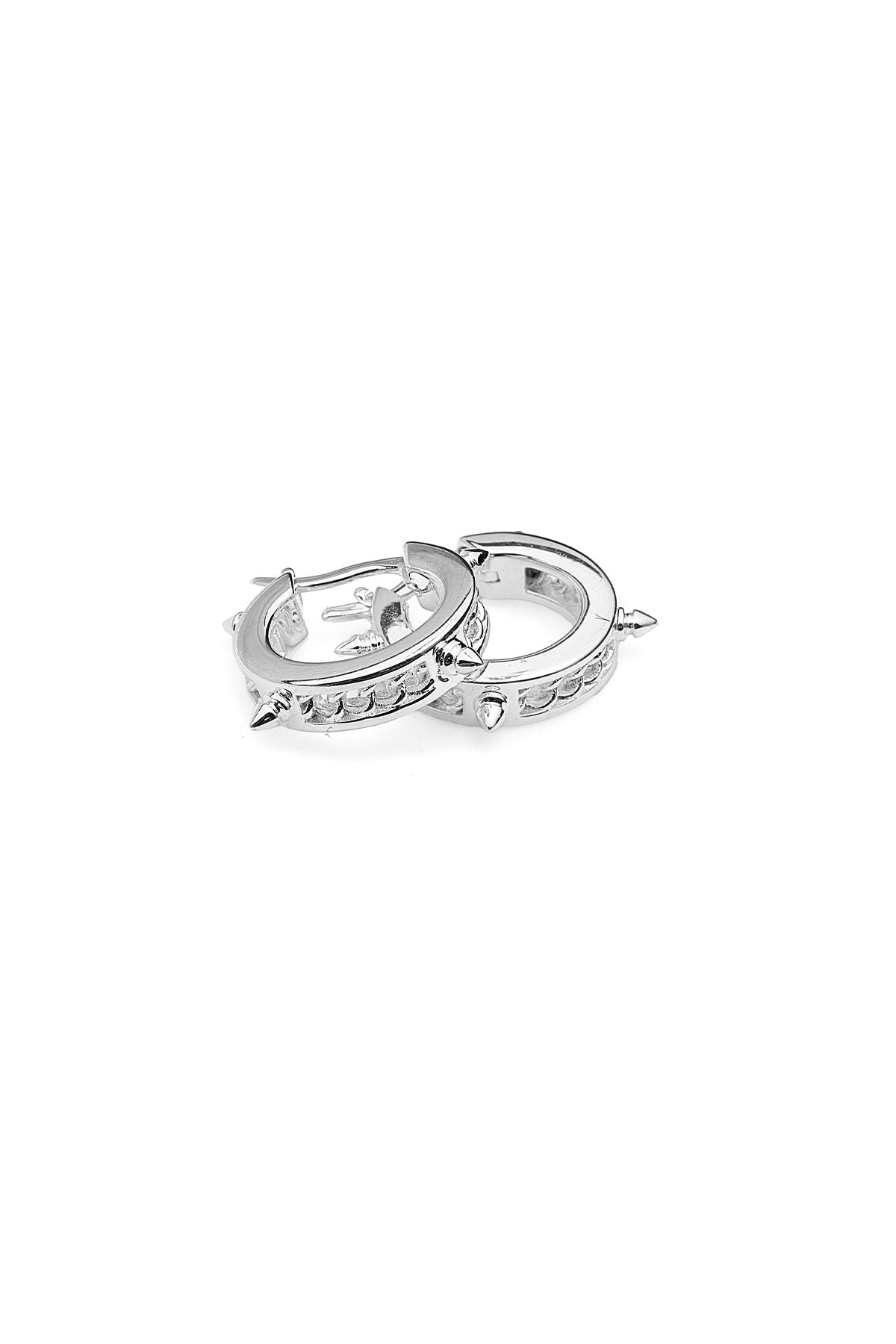 PRECIOUS PUNK HUGGIE EARRINGS