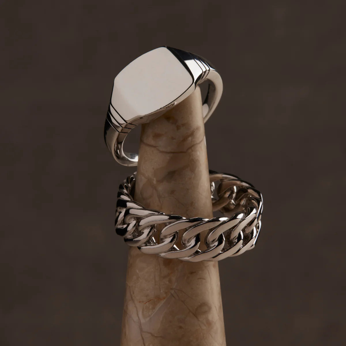 QUADRIS MEN'S SIGNET RING