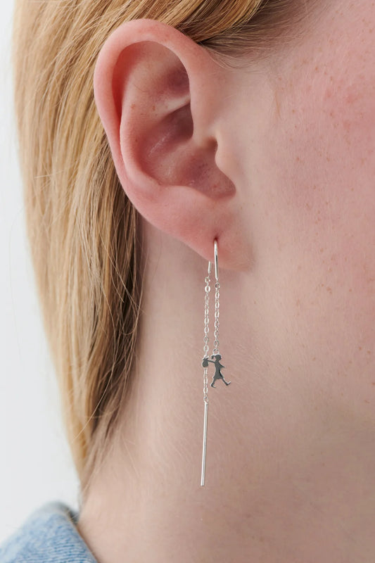 RUNAWAY GIRL THREAD EARRINGS