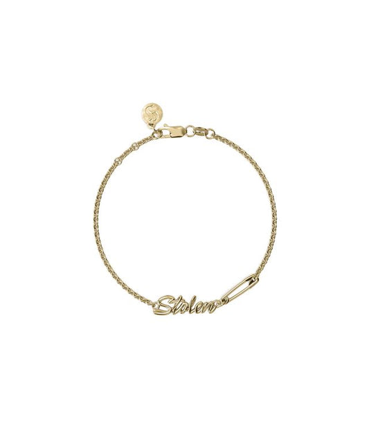 SENTIMENTAL SCRIPT BRACELET