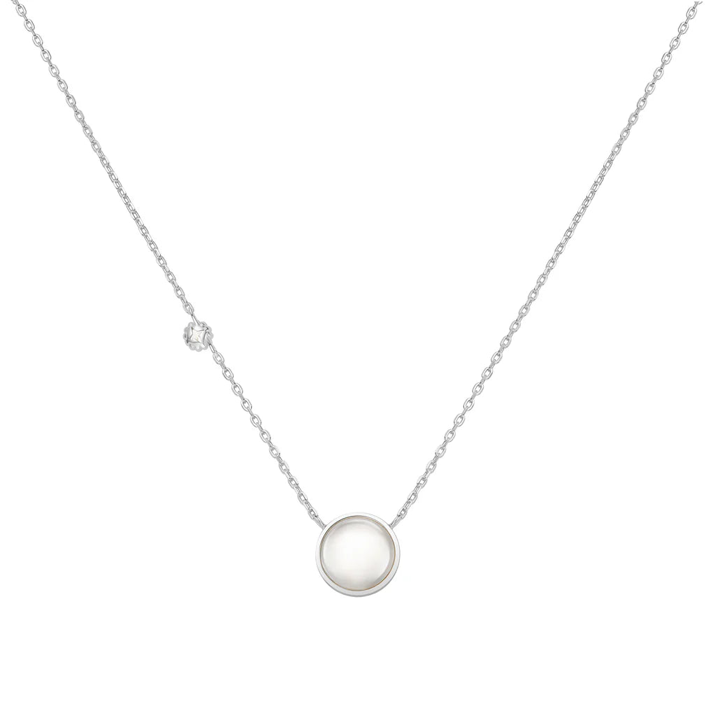 DAINTY STARRY MOTHER OF PEARL NECKLACE