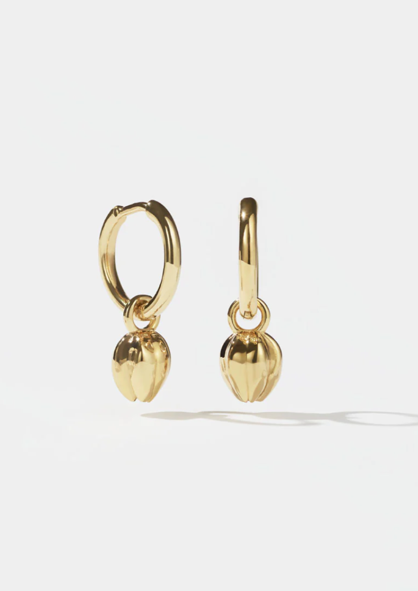 TULIP CHARM EARRINGS