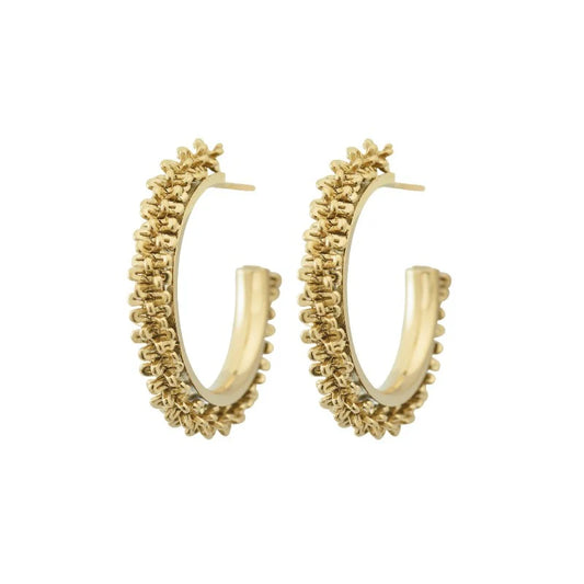 TINSEL CREOLE EARRINGS