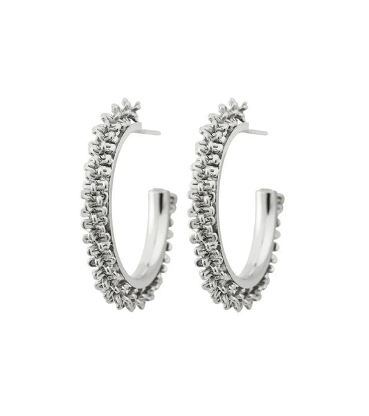TINSEL CREOLE EARRINGS