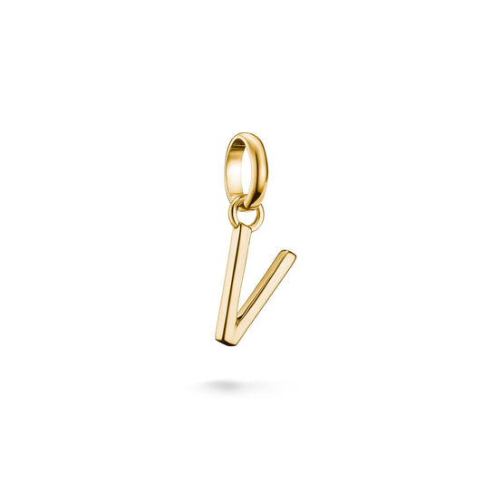 CONNECT LETTER 'V' CHARM
