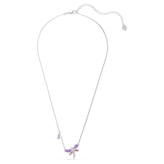 ARIANA GRANDE X PENDANT DRAGONFLY - MULTICOLOURED, RHODIUM