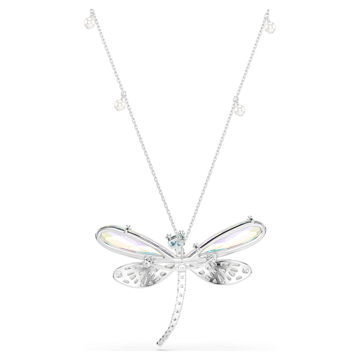 ARIANA GRANDE X PENDANT & BROACH DRAGONFLY - WHITE, RHODIUM