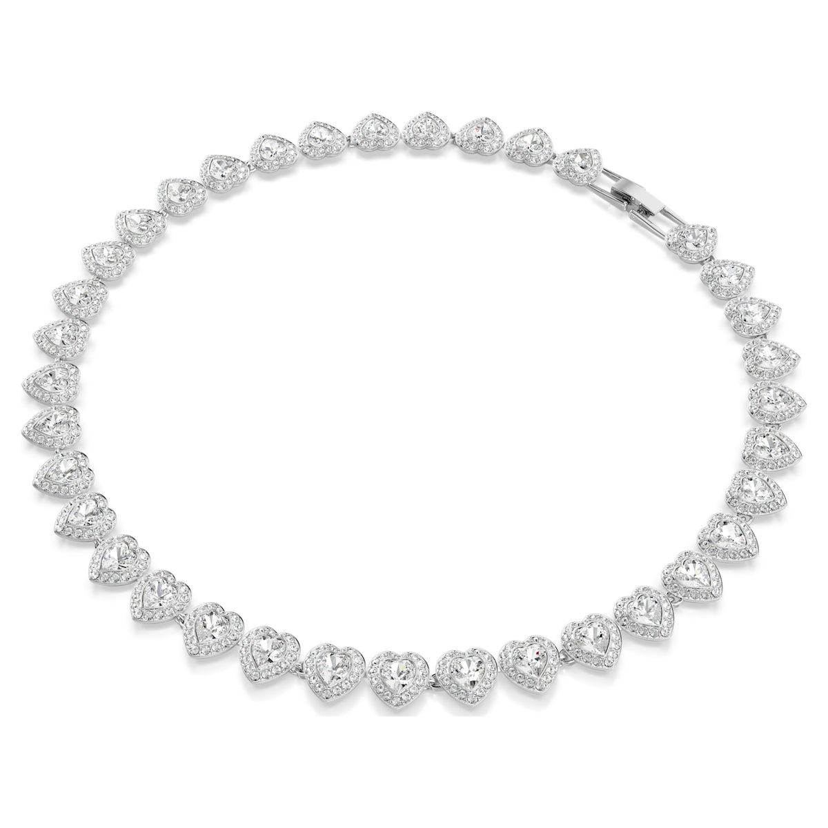 ARIANA GRANDE X SWAROVSKI TENNIS NECKLACE - WHITE, RHODIUM