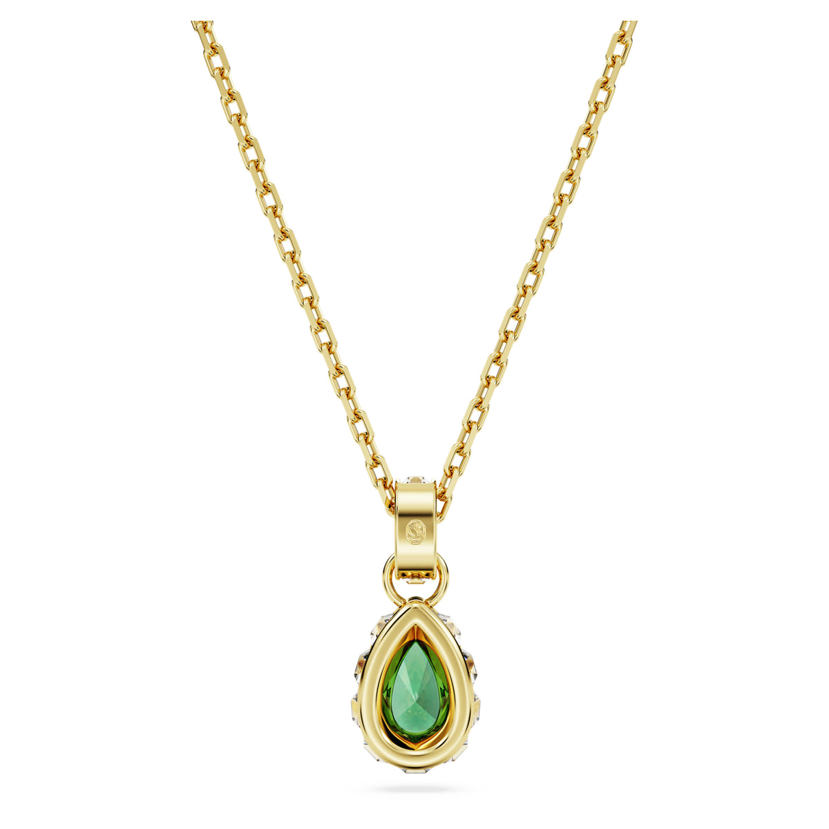 CHROMA PENDANT PEAR - GREEN, GOLD