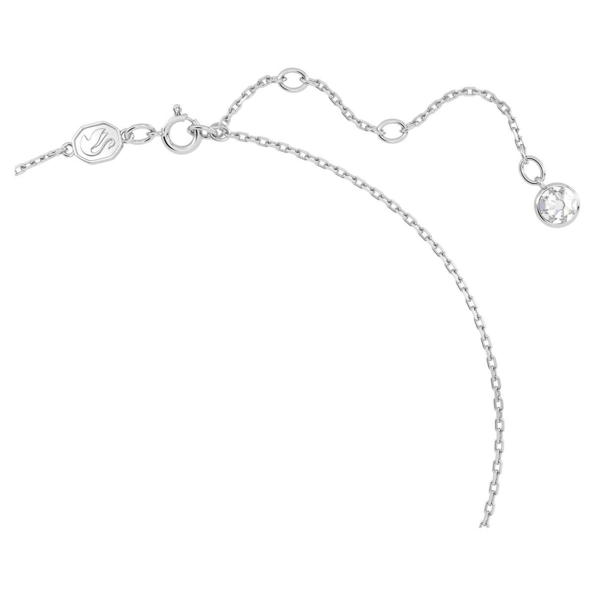 CHROMA PENDANT TRIANGLE - GREY, RHODIUM