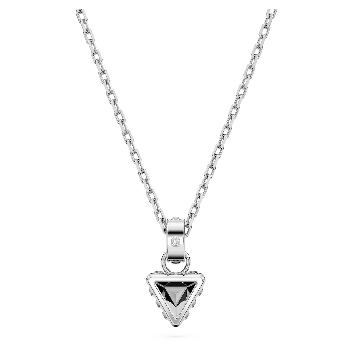 CHROMA PENDANT TRIANGLE - GREY, RHODIUM