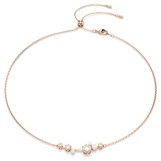 CONSTELLA NECKLACE PEARL - WHITE, ROSE-GOLD