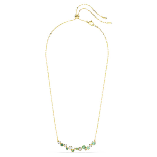 CONSTELLA NECKLACE MIXED CUTS - GREEN, GOLD