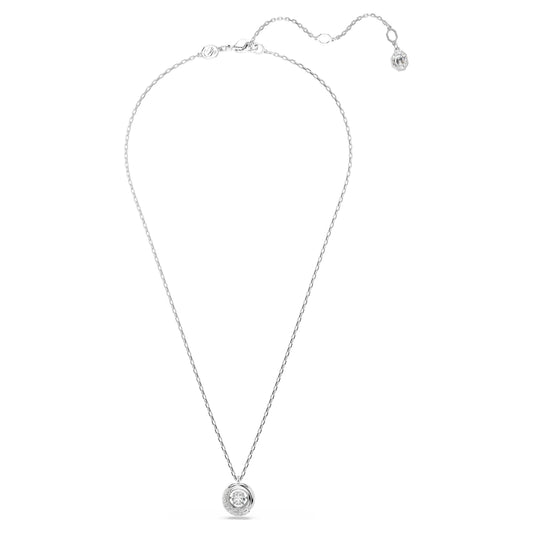 DEXTERA PENDANT - WHITE, RHODIUM