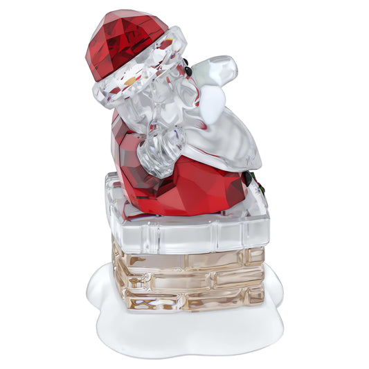 HOLIDAY CHEERS SANTA CLAUS AND CHIMNEY
