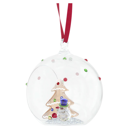 HOLIDAY CHEERS TREE AND SNOWMAN ORNAMENT