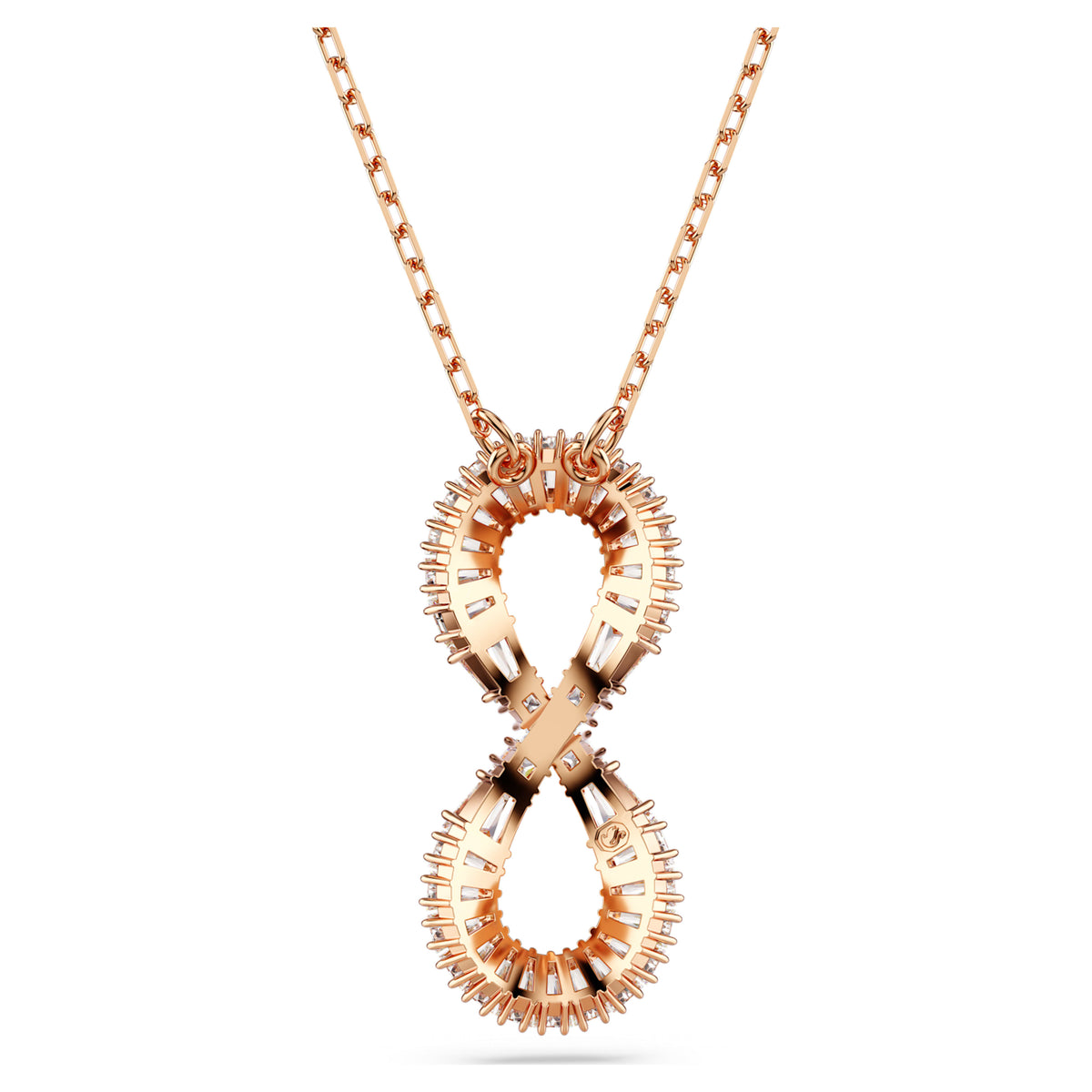 HYPERBOLA PENDANT INFINITY - WHITE, ROSE-GOLD