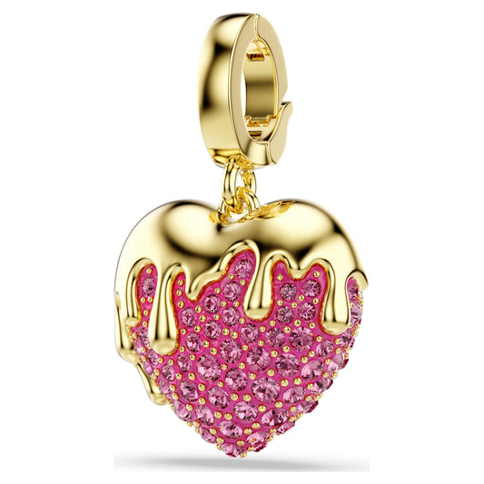 IDYLLIA CHARM HEART - PINK, GOLD