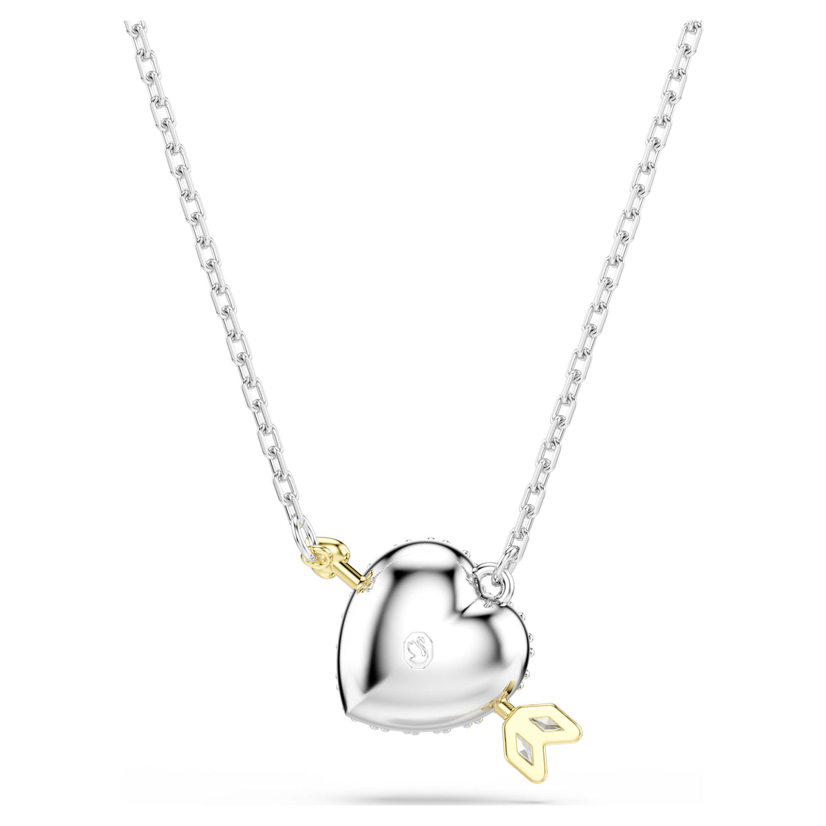 IDYLLIA PENDANT HEART W ARROW - WHITE, MIXED-METAL